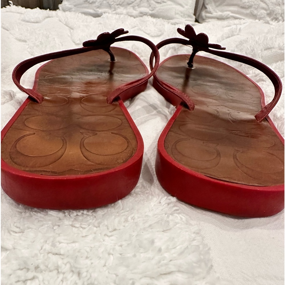 Coach Daisy leather Sandals - Picture 8 of 13